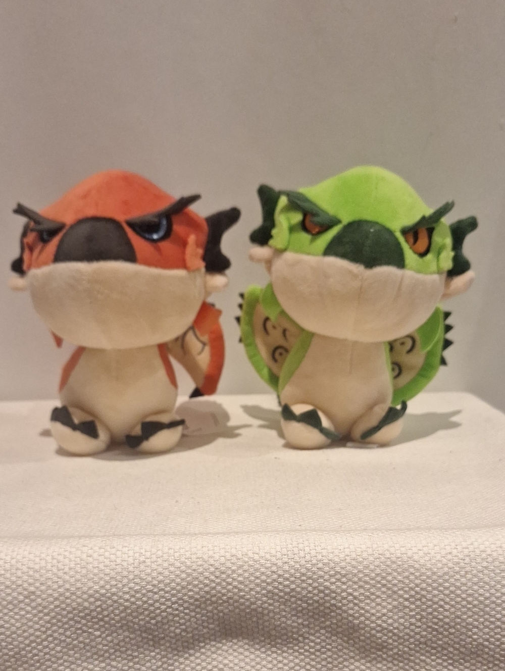 Set Of 2 Samaki Monster Hunter World Rathalos And Rathian Plush Figures